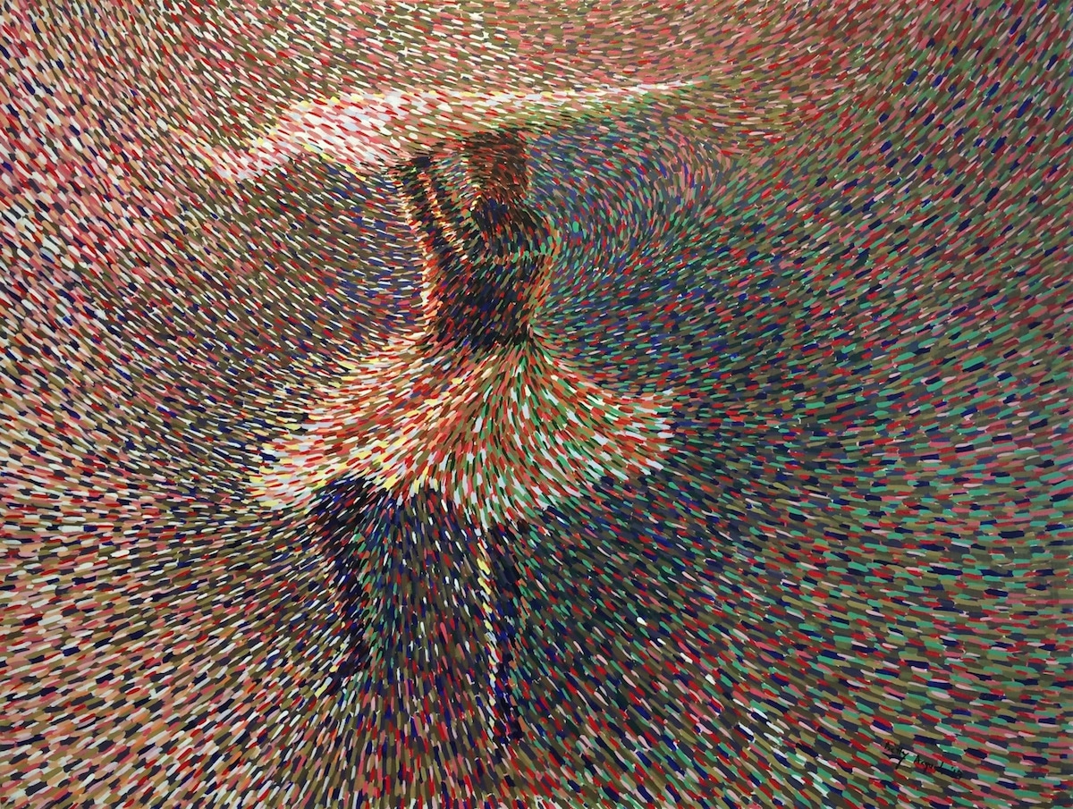 Peintures de danse colorées par Betty Acquah