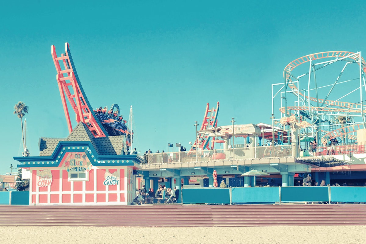 Rides in Santa Cruz Boardwalk